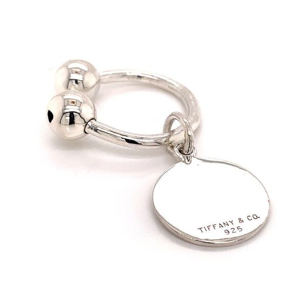 Tiffany & Co Estate Sterling Silver Keychain 9.2 Grams TIF147 - Picture 9 of 11